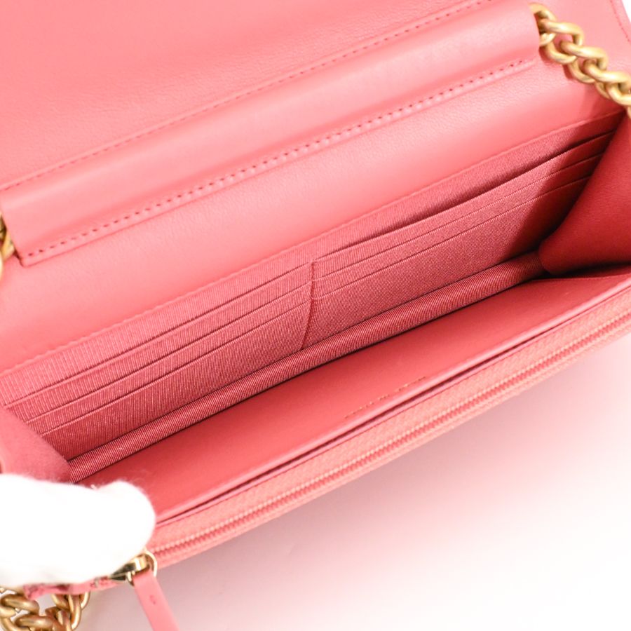 Chanel Chain Wallet Boy Shoulder Bag — view 4