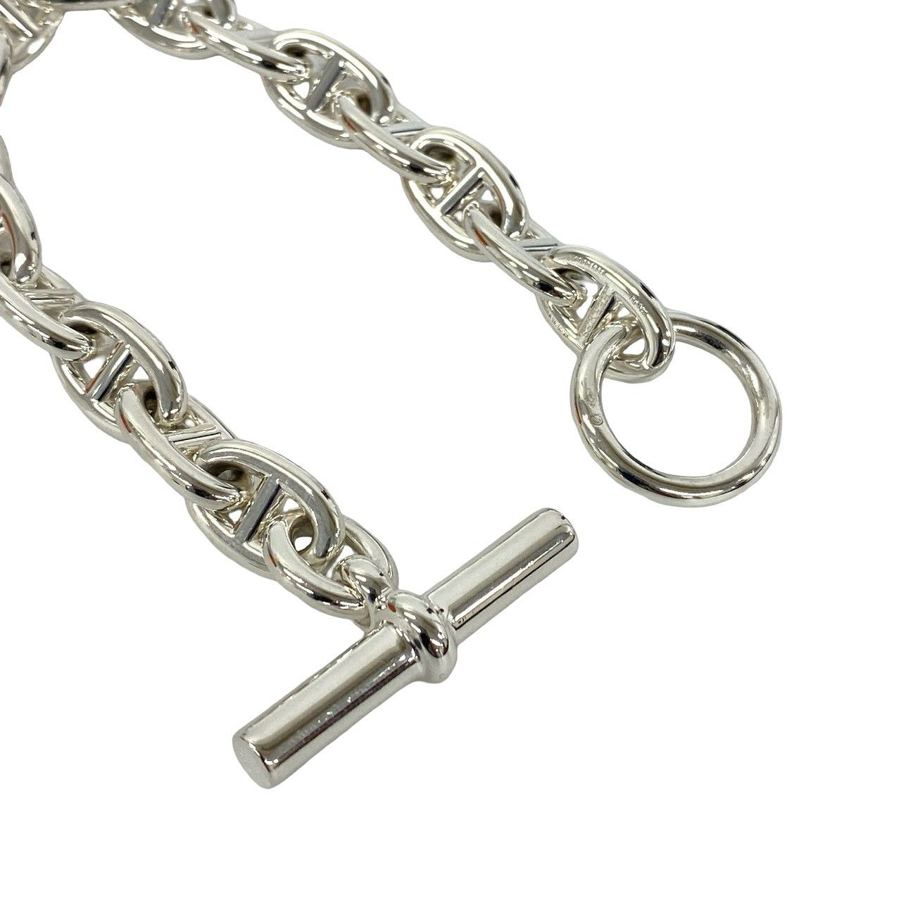 Hermes Chaine D'ancre MM 16 Koma Bracelet 925 Sterling Silver Accessory Sally — view 4