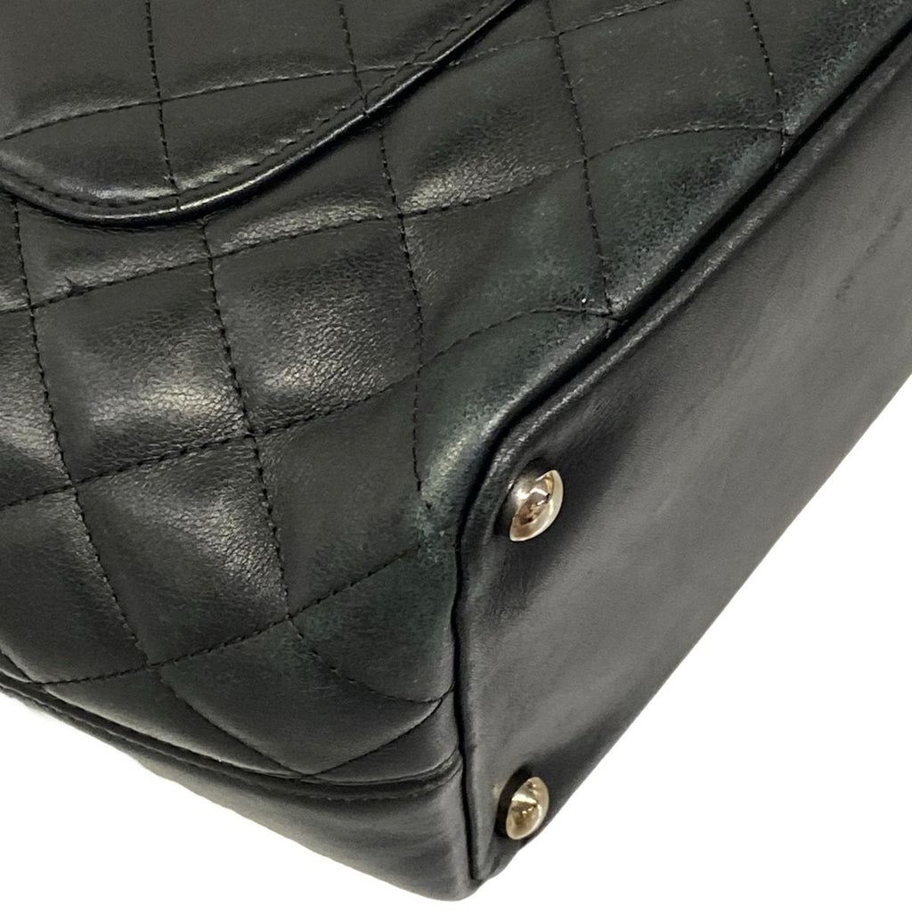 Chanel Tote Bag Cambon Line Black White Lambskin — view 8