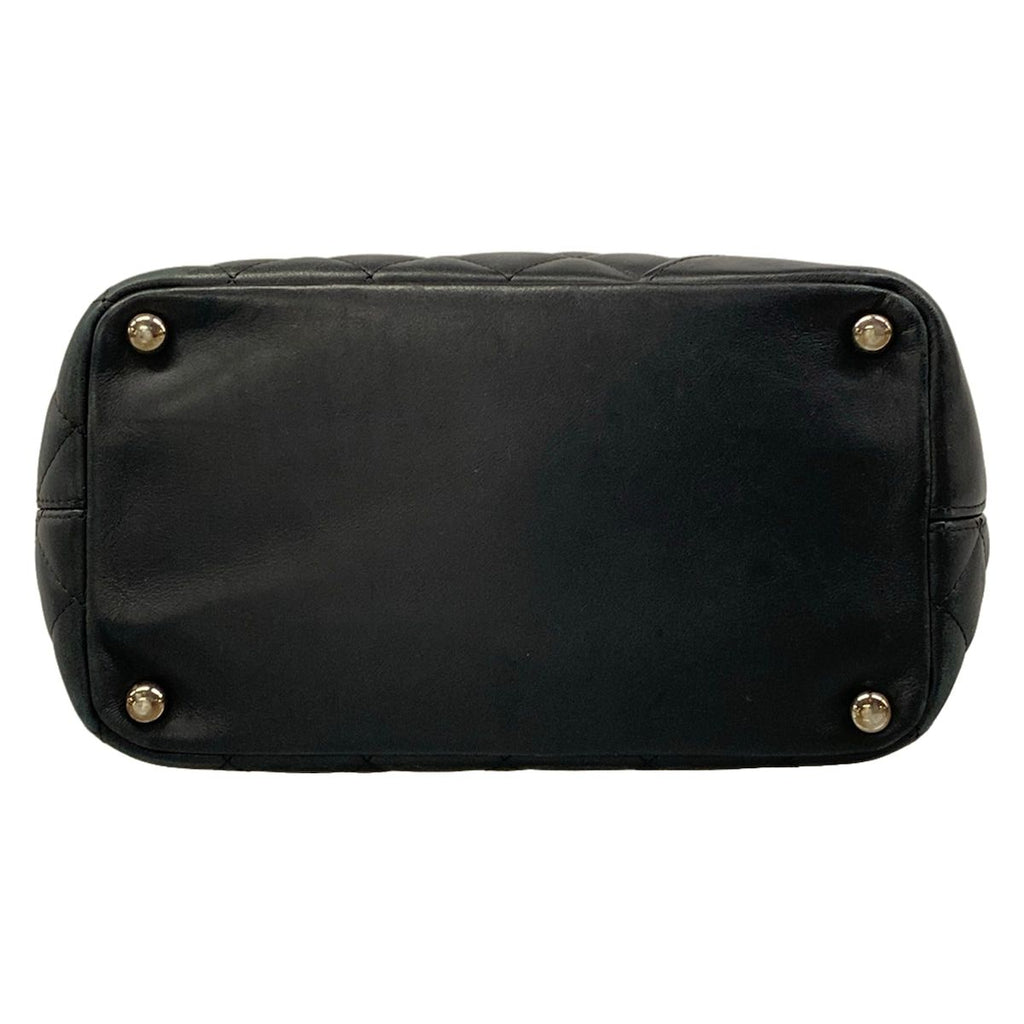 Chanel Tote Bag Cambon Line Black White Lambskin — view 5