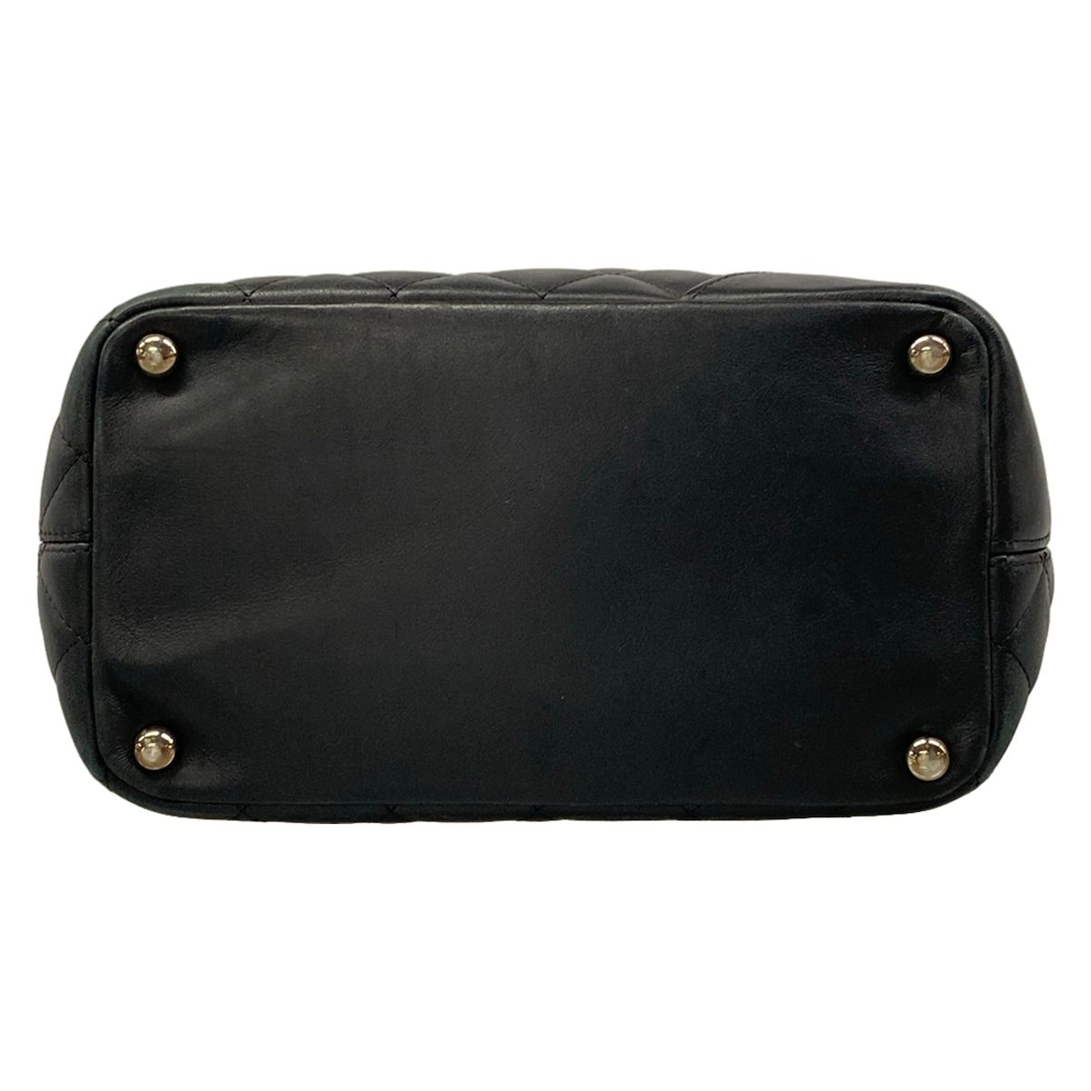 Chanel Tote Bag Cambon Line Black White Lambskin — view 5