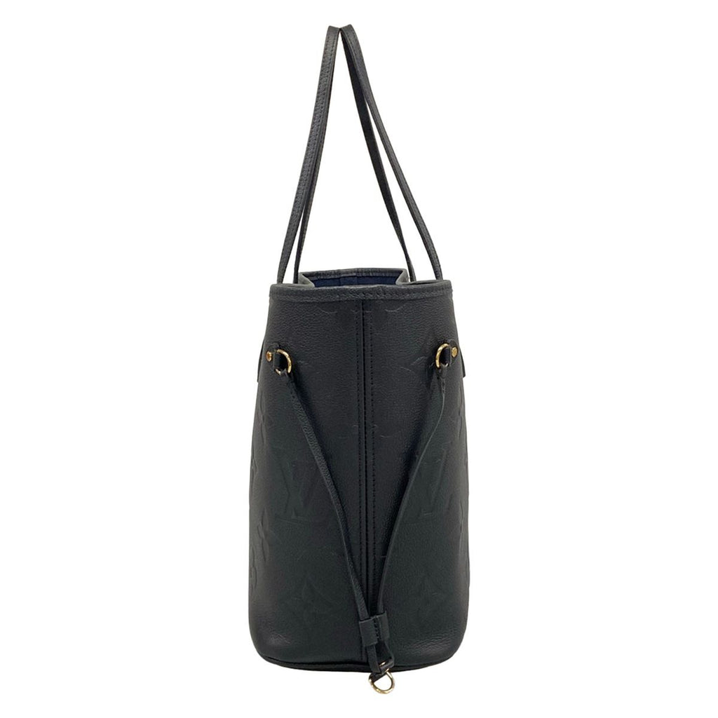 Louis Vuitton Tote Bag Monogram Empreinte Neverfull MM Noir Leather Cowhide — view 2