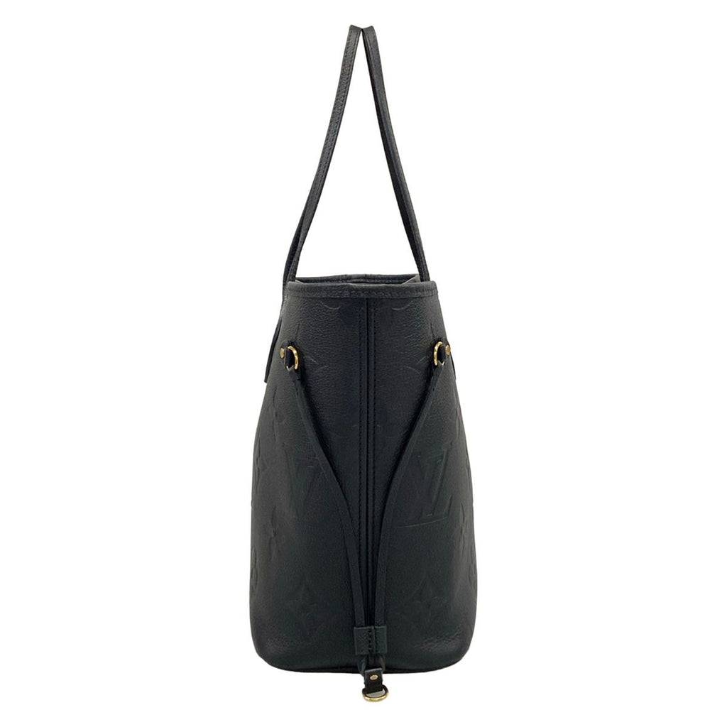 Louis Vuitton Tote Bag Monogram Empreinte Neverfull MM Noir Leather Cowhide — view 4