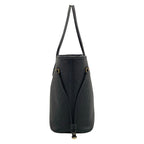 Louis Vuitton Tote Bag Monogram Empreinte Neverfull MM Noir Leather Cowhide — view 4