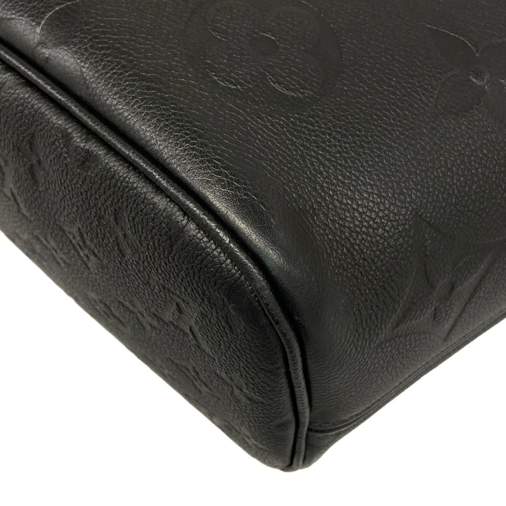 Louis Vuitton Tote Bag Monogram Empreinte Neverfull MM Noir Leather Cowhide — view 8