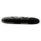Chanel Shoulder Bag Black White Chain Silver Kiss Lock Strass CC Minadiere — view 5