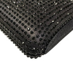 Chanel Shoulder Bag Black White Chain Silver Kiss Lock Strass CC Minadiere — view 8