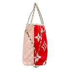 Louis Vuitton Tote Bag Giant Monogram Neverfull MM Rouge — view 2