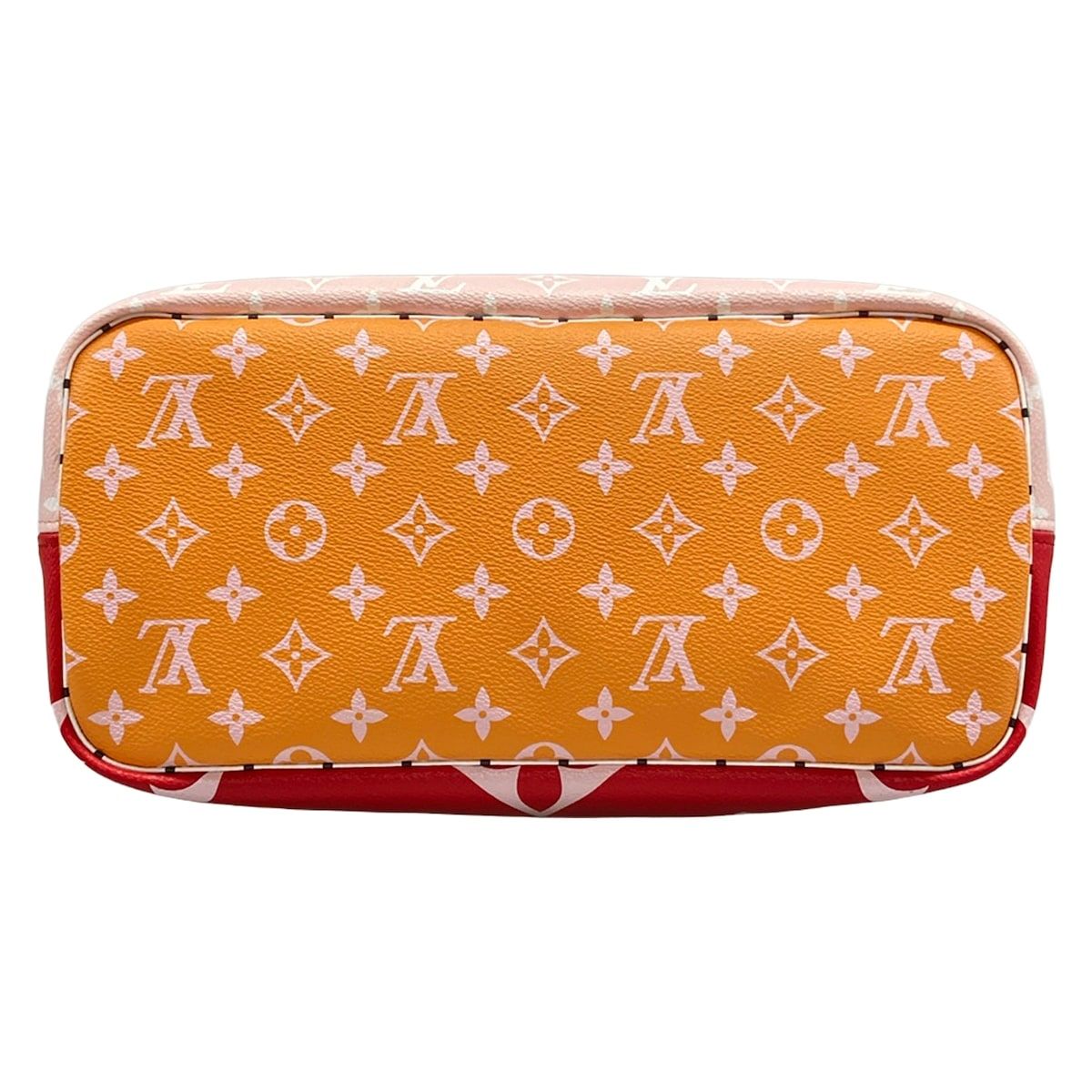 Louis Vuitton Tote Bag Giant Monogram Neverfull MM Rouge — view 5