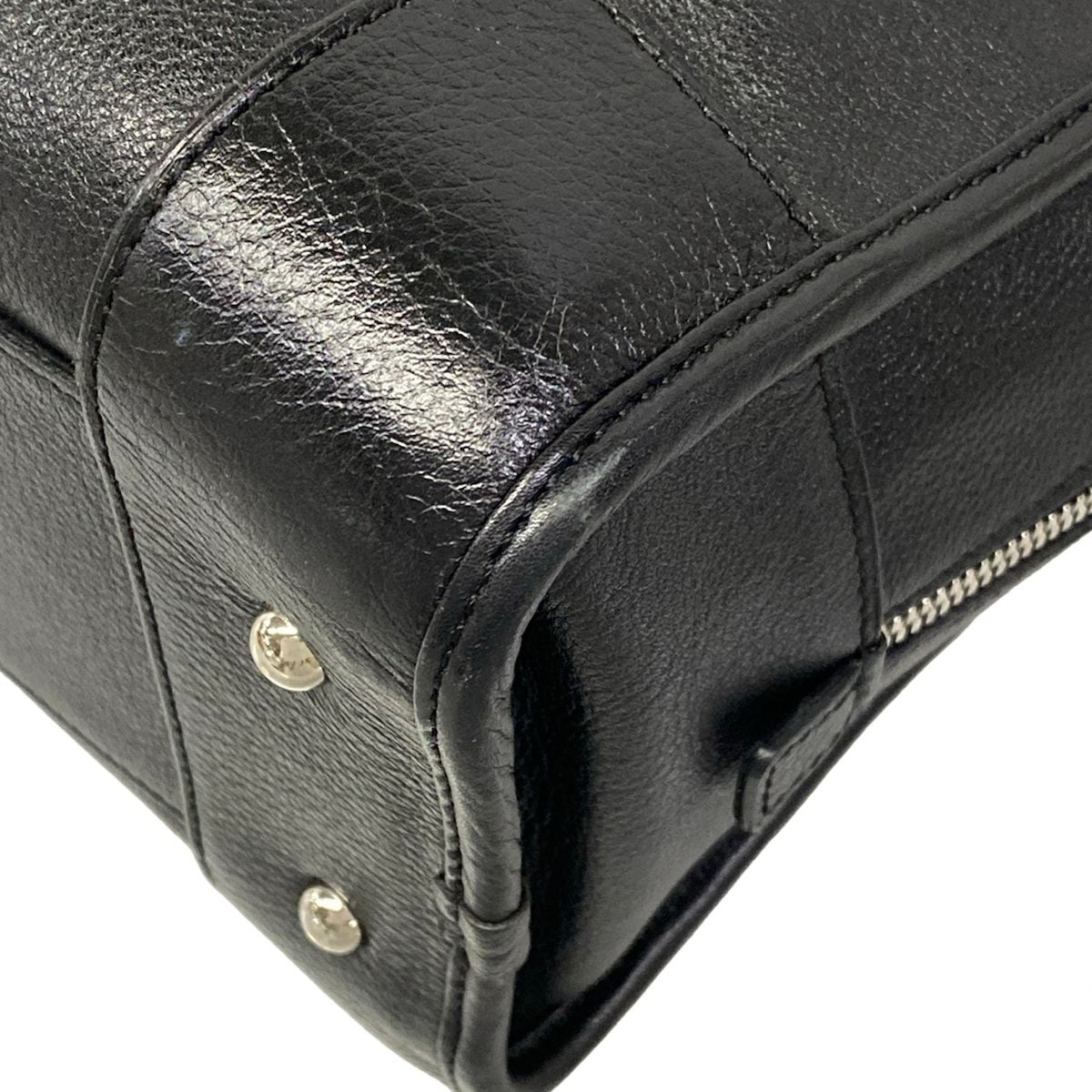 Loewe Handbag Amazona 28 Black Leather — view 6