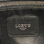 Loewe Handbag Amazona 28 Black Leather — view 8