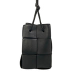 Bottega Veneta Shoulder Bag Maxi Intrachart Cassette Mini Crossbody Black Phone — view 2