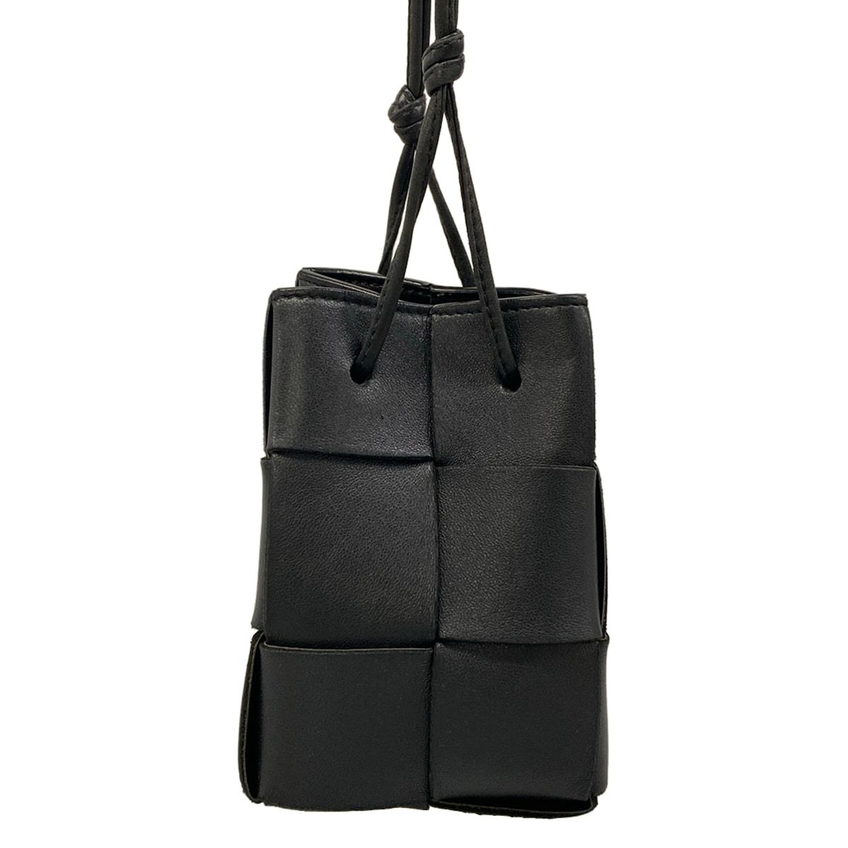 Bottega Veneta Shoulder Bag Maxi Intrachart Cassette Mini Crossbody Black Phone — view 4