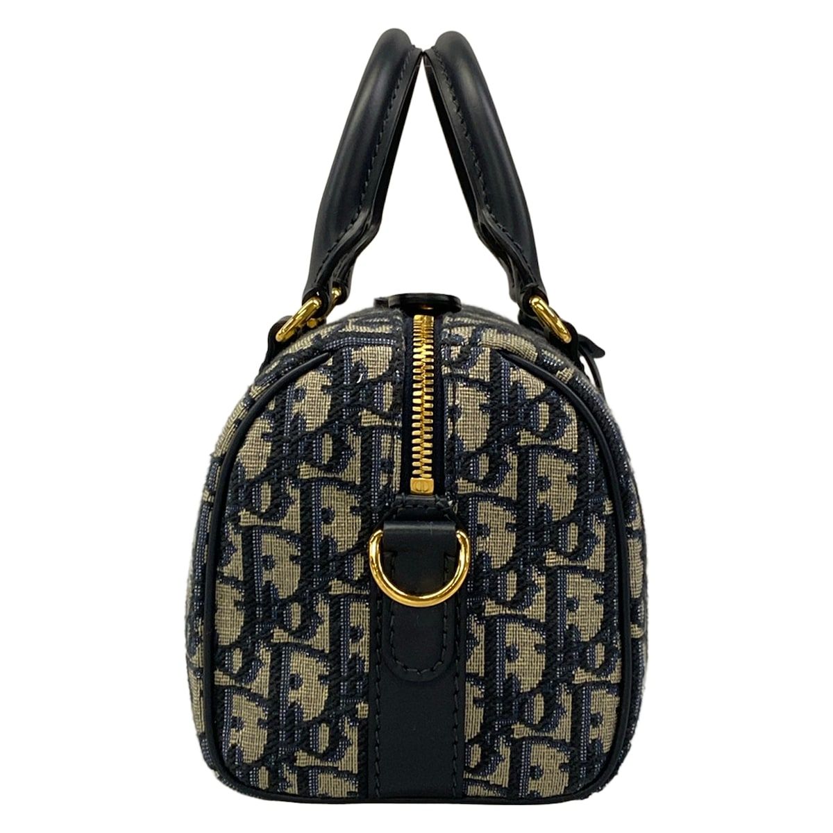 Dior Handbag Groove 20 Bag Small Ivory Dark Navy Leather — view 2