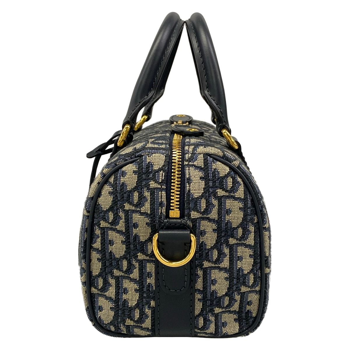 Dior Handbag Groove 20 Bag Small Ivory Dark Navy Leather — view 4