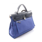 Hermes Herbag Zip PM Blue Electric Indigo 2-Way Inde Zip Handbag — view 2