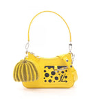 Louis Vuitton Handbag Yayoi Kusama Marais Rini Epi Jaune 2-Way Leather LV