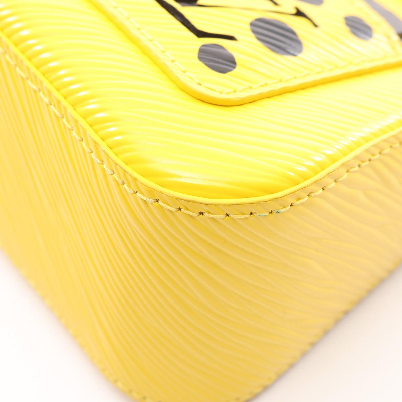 Louis Vuitton Handbag Yayoi Kusama Marais Rini Epi Jaune 2-Way Leather LV — view 6