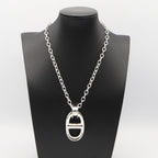 Hermes Necklace Repons Very Large 43.5 925 Sterling Silver — view 4