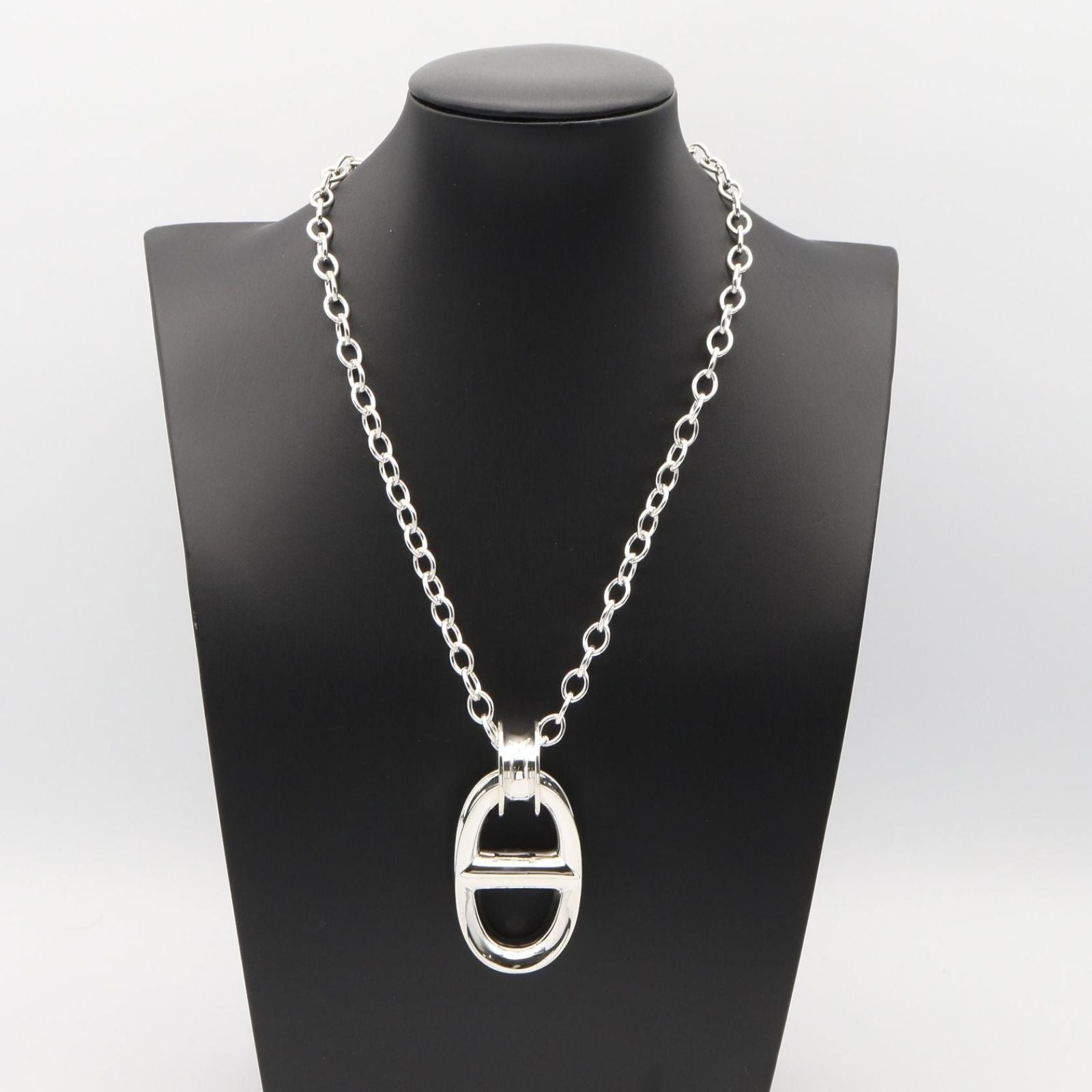 Hermes Necklace Repons Very Large 43.5 925 Sterling Silver — view 4