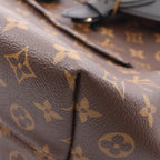 Louis Vuitton Backpack Montsouris NM PM Monogram Noir Canvas Leather — view 7