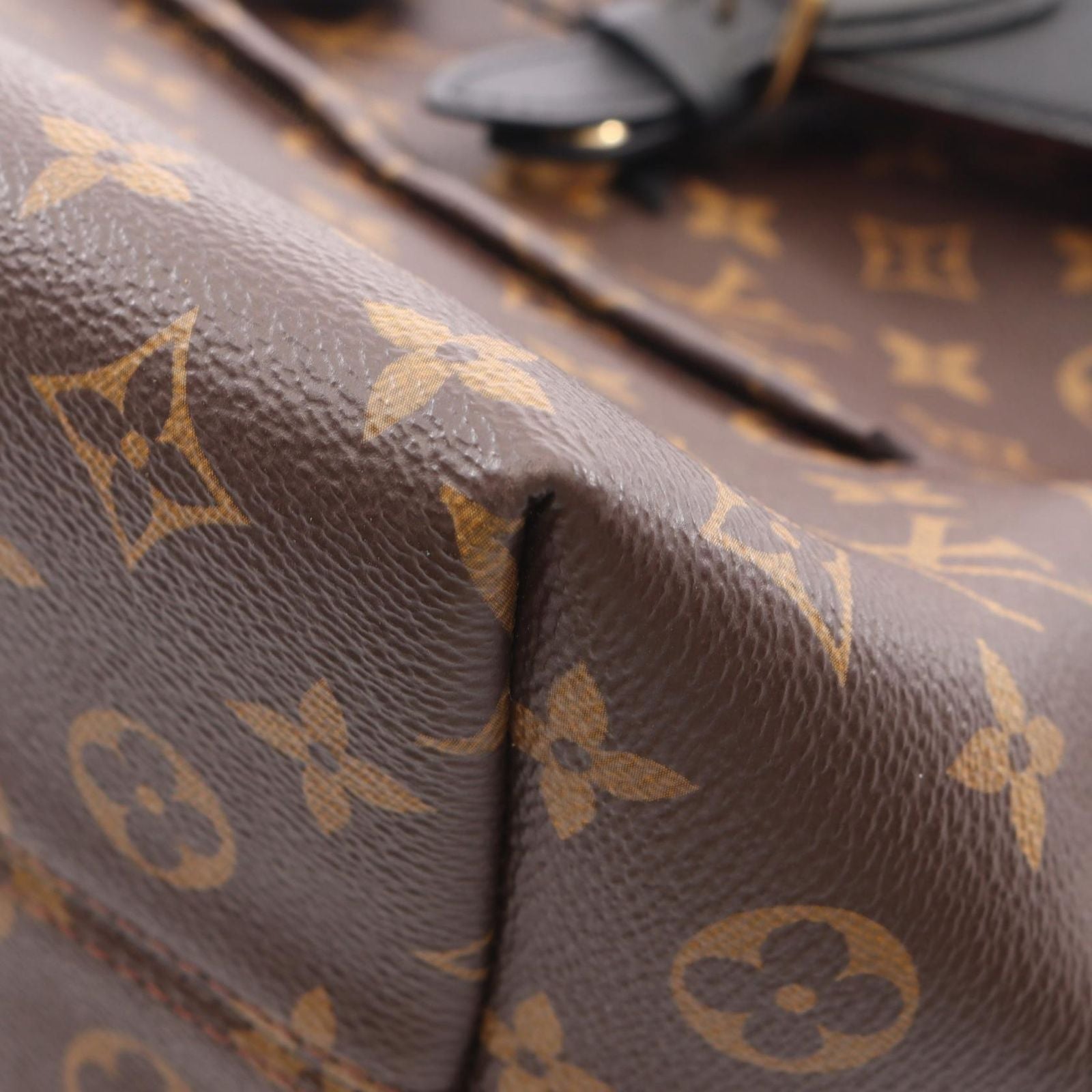 Louis Vuitton Backpack Montsouris NM PM Monogram Noir Canvas Leather — view 7