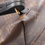 Louis Vuitton Backpack Montsouris NM PM Monogram Noir Canvas Leather — view 8