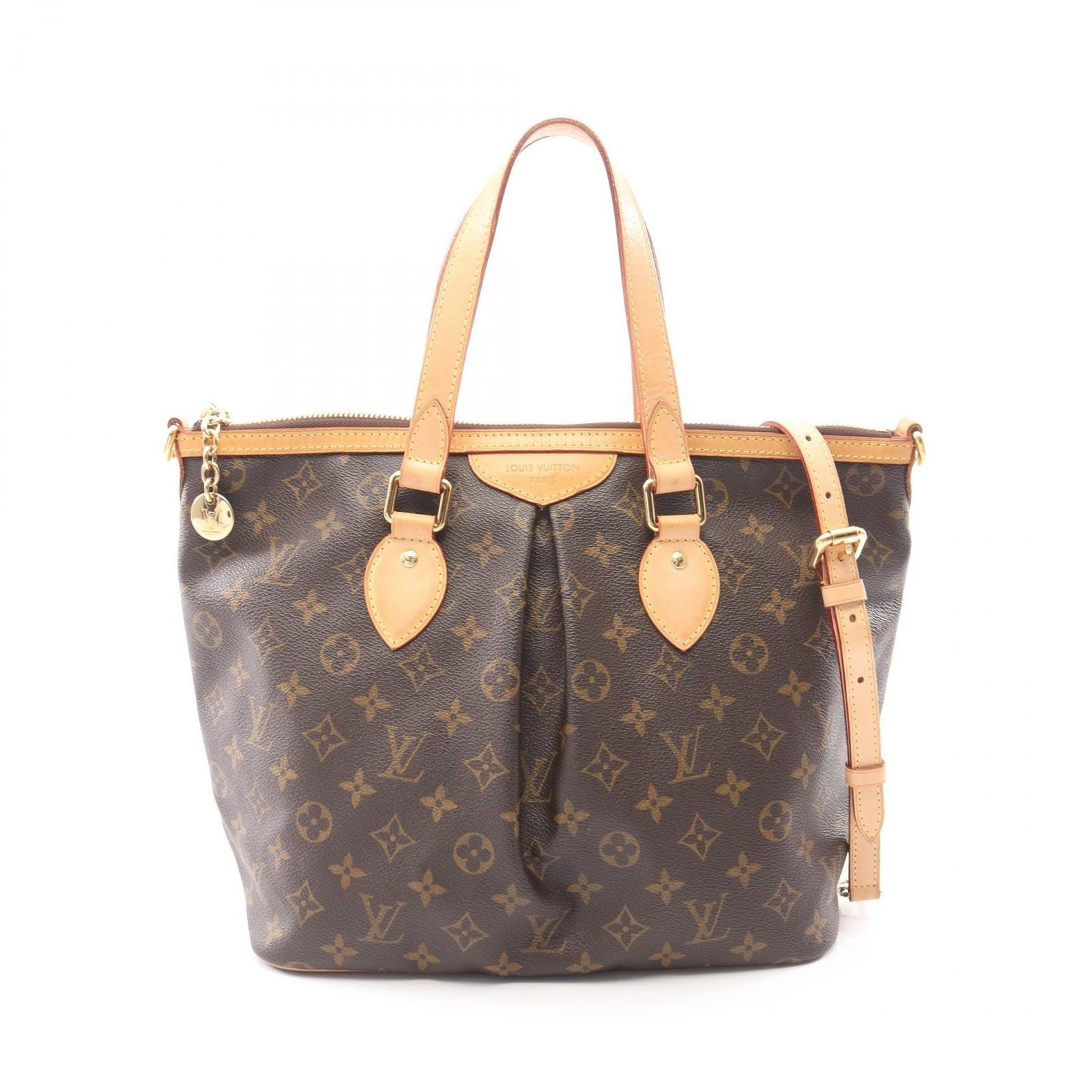 Louis Vuitton Palermo PM Monogram 2-Way Canvas Leather Tote Bag