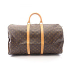 Louis Vuitton Boston Bag Keepall 55 Monogram Canvas Leather