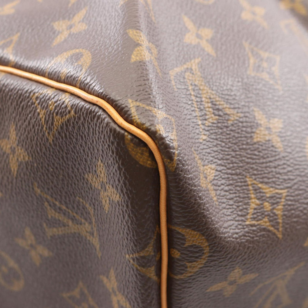 Louis Vuitton Boston Bag Keepall 55 Monogram Canvas Leather — view 7