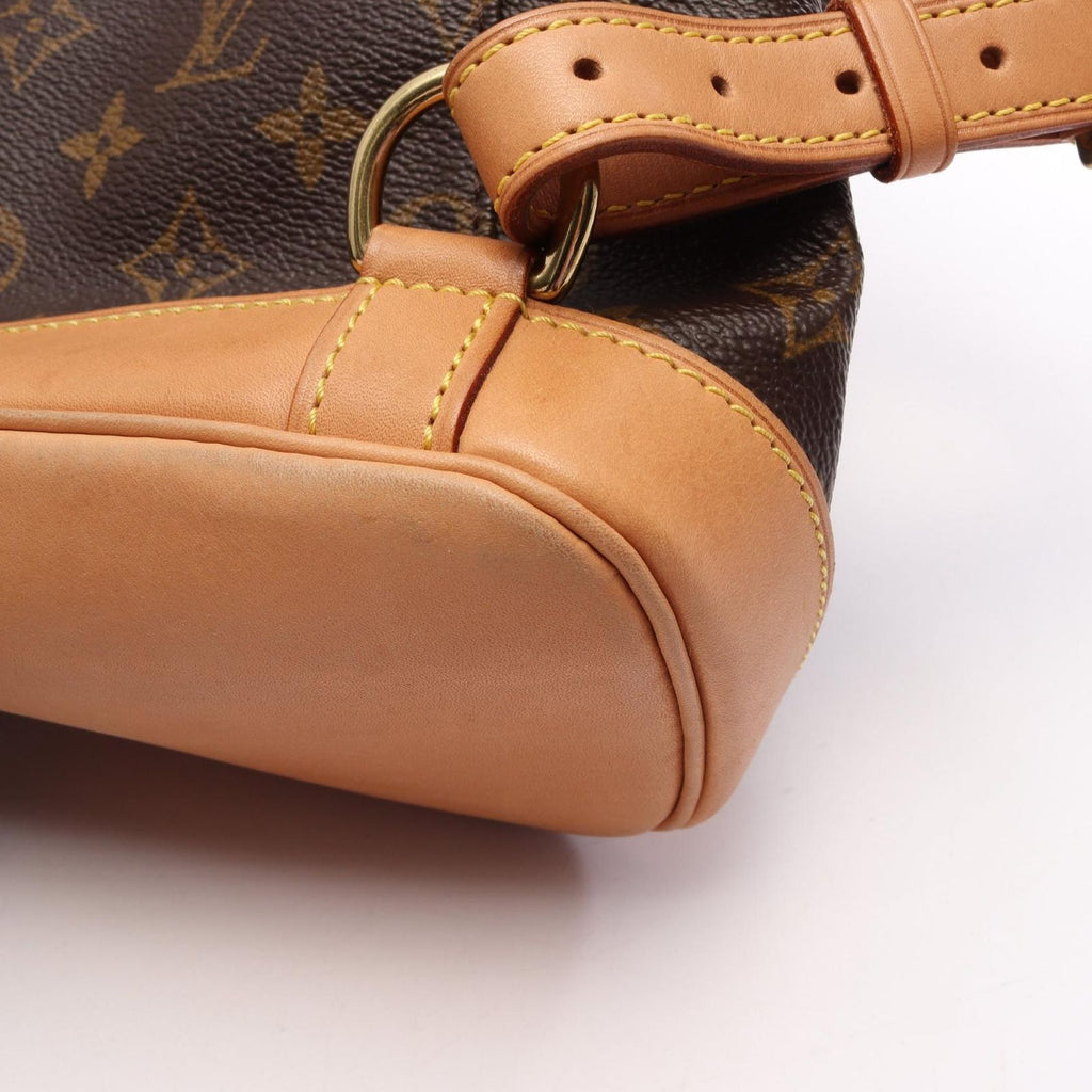 Louis Vuitton Backpack Montsouris MM Monogram Canvas Leather — view 7