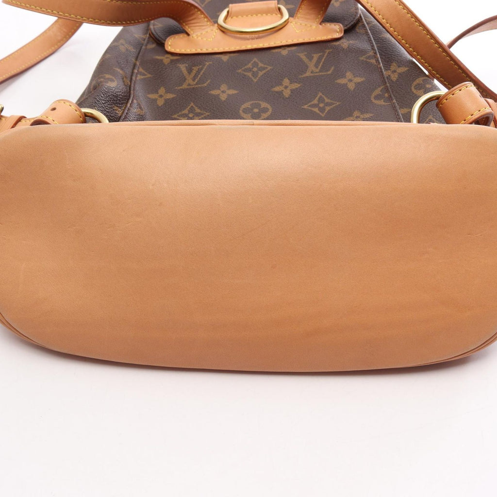 Louis Vuitton Backpack Montsouris MM Monogram Canvas Leather — view 6