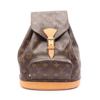 Louis Vuitton Backpack Montsouris MM Monogram Canvas Leather