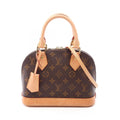 Louis Vuitton Alma BB Monogram 2-Way Canvas Leather Handbag