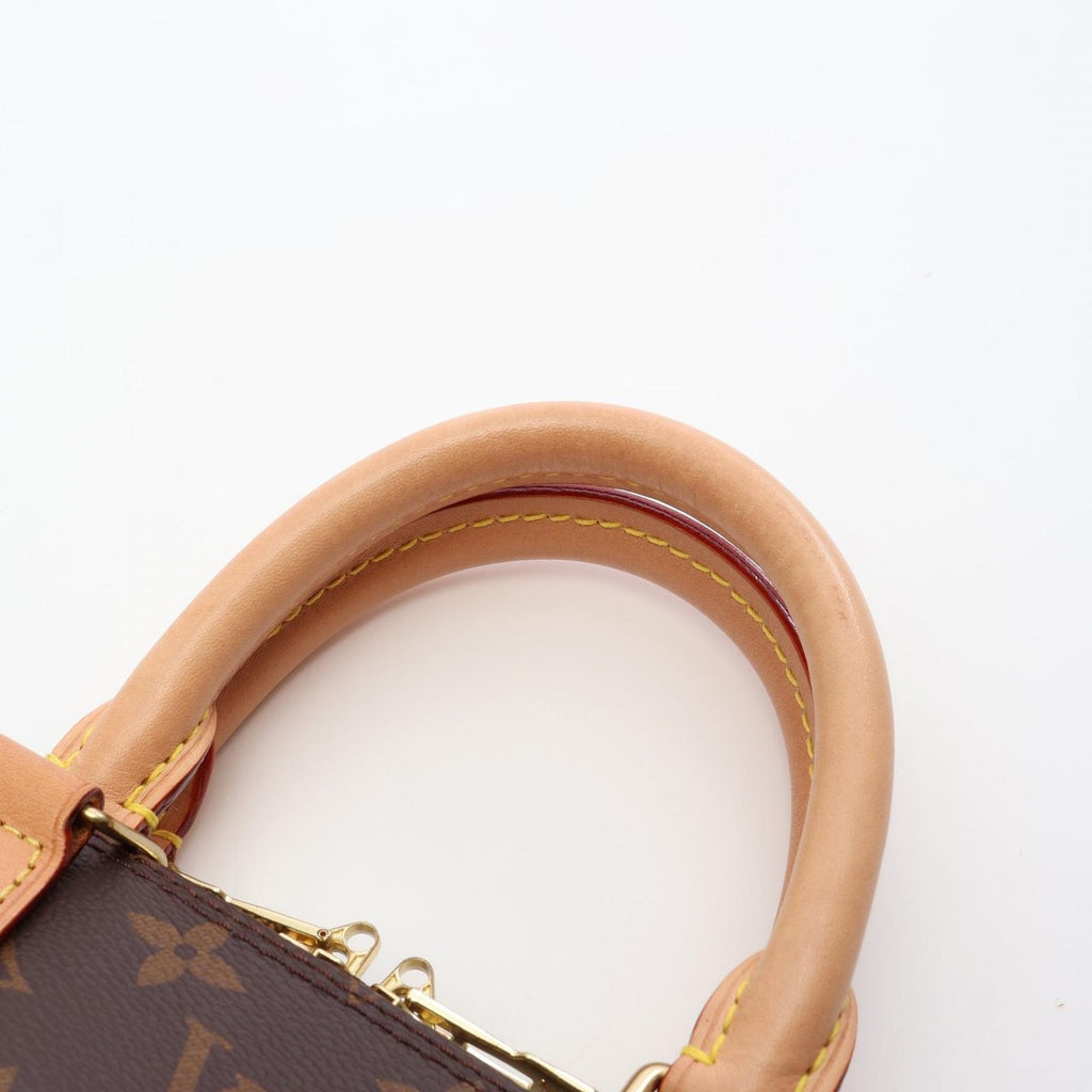 Louis Vuitton Alma BB Monogram 2-Way Canvas Leather Handbag — view 5