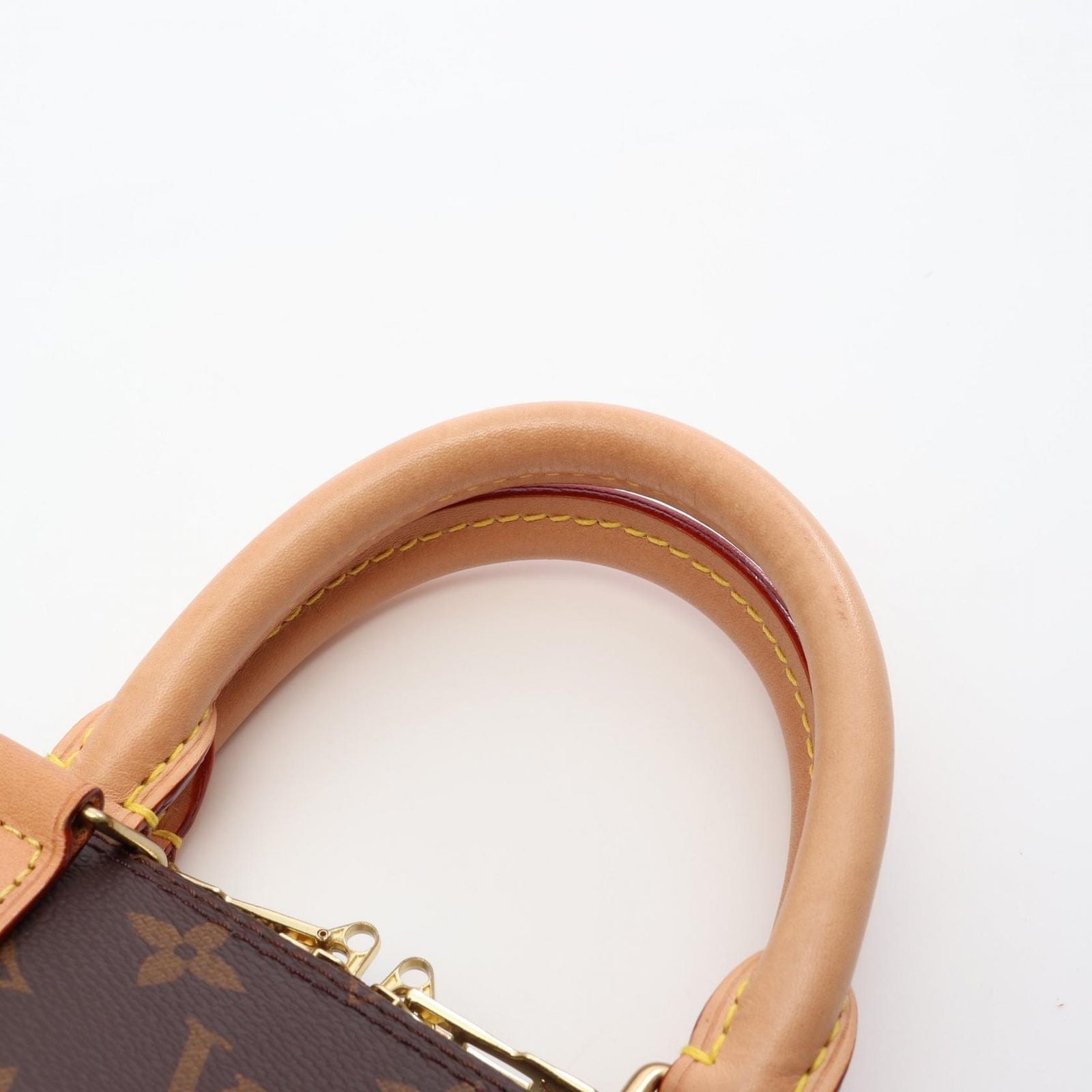 Louis Vuitton Alma BB Monogram 2-Way Canvas Leather Handbag — view 5