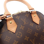 Louis Vuitton Alma BB Monogram 2-Way Canvas Leather Handbag — view 6