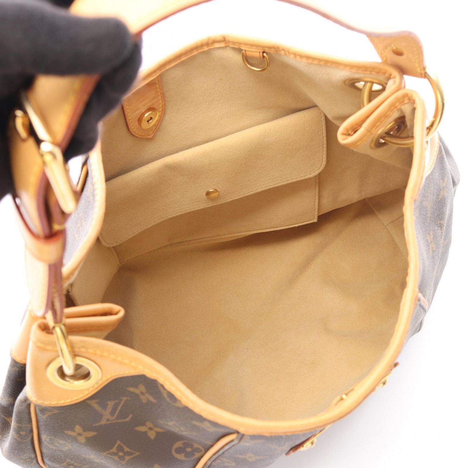 Louis Vuitton Shoulder Bag Galleria PM Monogram Canvas Leather — view 3