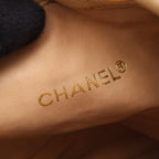 Chanel Shoulder Bag Coco Charm Drawstring Pouch Beige Lambskin Chain — view 4