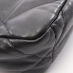 Chanel Shoulder Bag 19 Dizeneuf Quilted 2-Way Black Lambskin 19 Chain — view 6