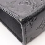 Louis Vuitton Shoulder Bag Gaston Wearable Wallet Noir Leather — view 5
