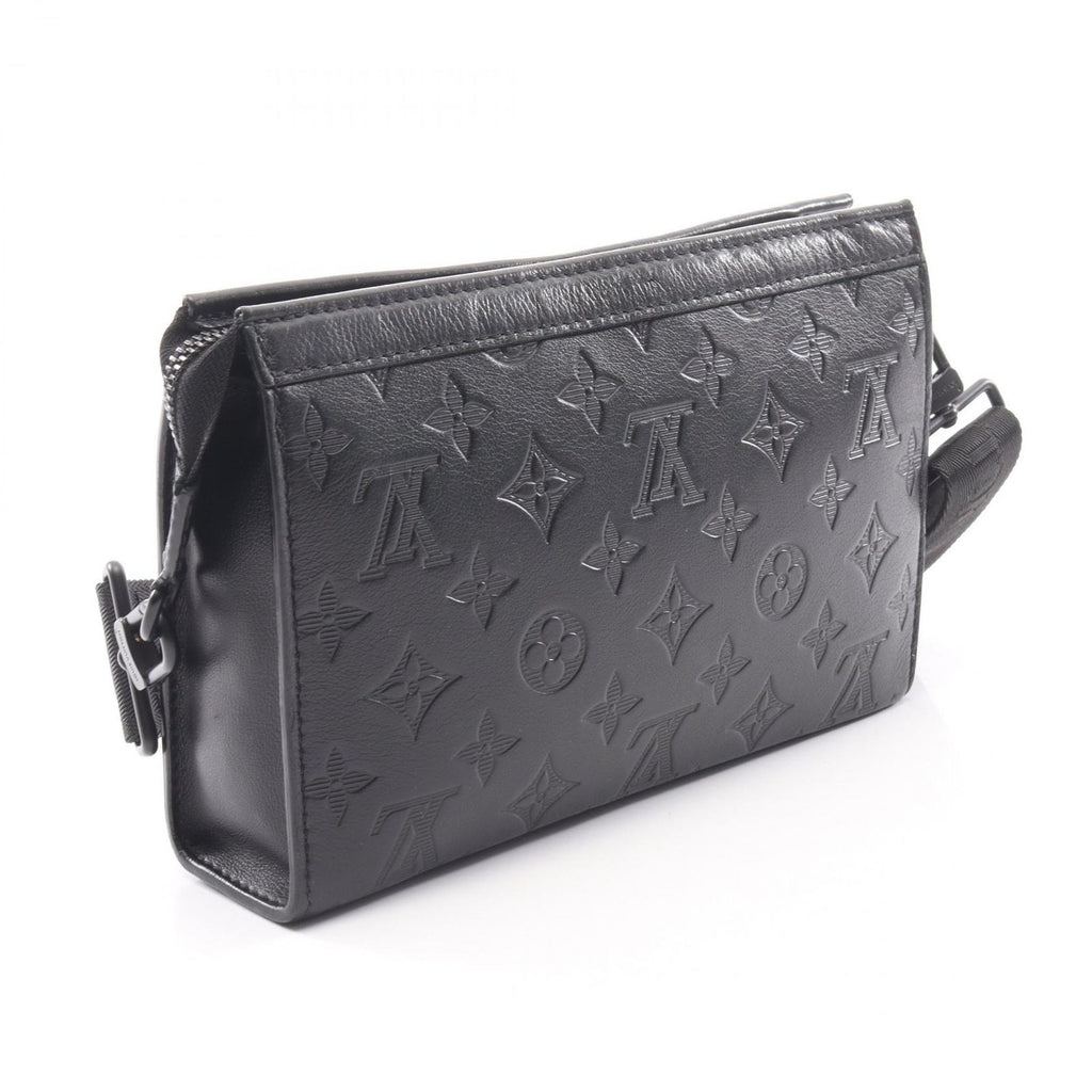 Louis Vuitton Shoulder Bag Gaston Wearable Wallet Noir Leather — view 2