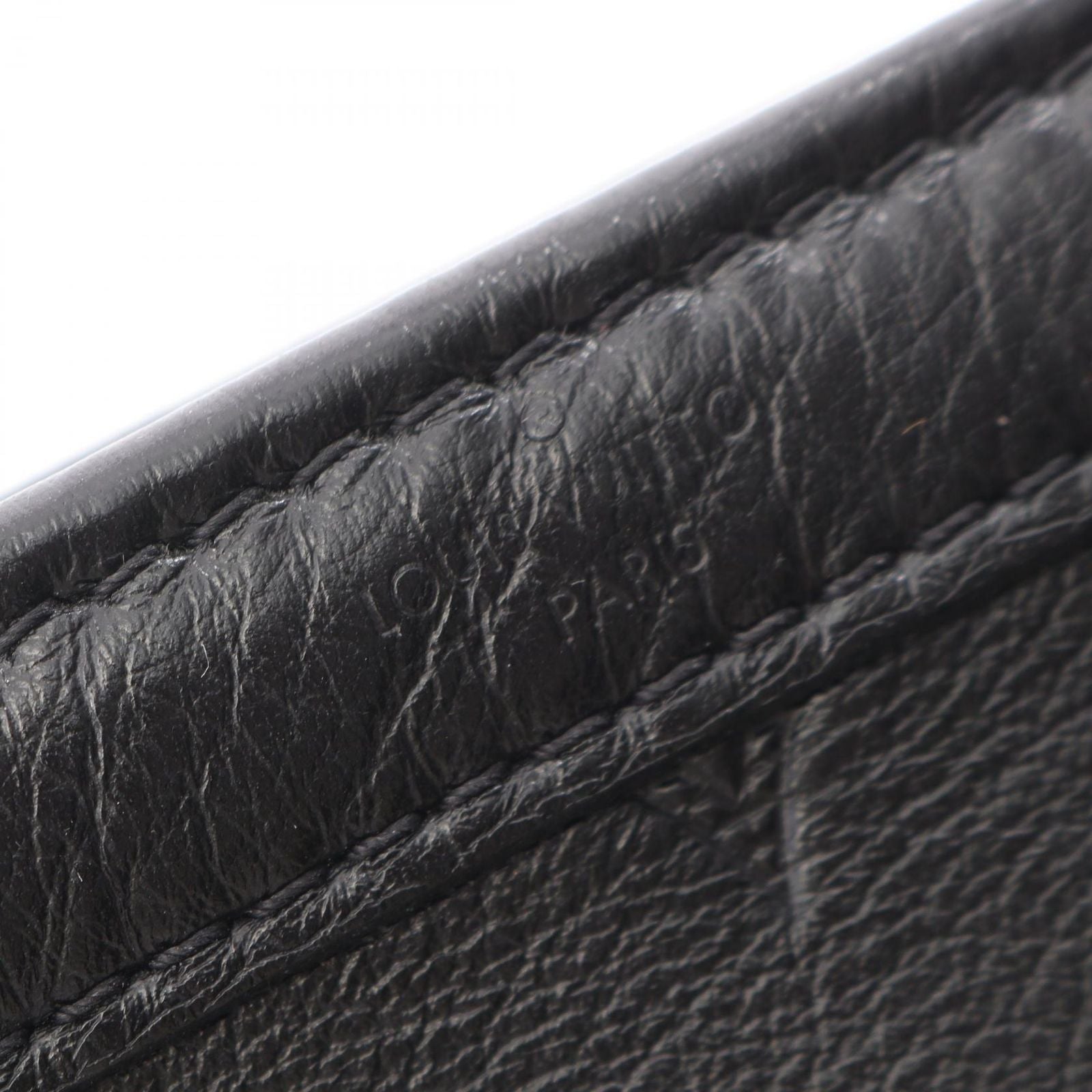 Louis Vuitton Shoulder Bag Gaston Wearable Wallet Noir Leather — view 4