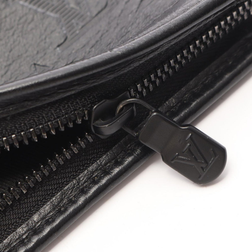 Louis Vuitton Shoulder Bag Gaston Wearable Wallet Noir Leather — view 7
