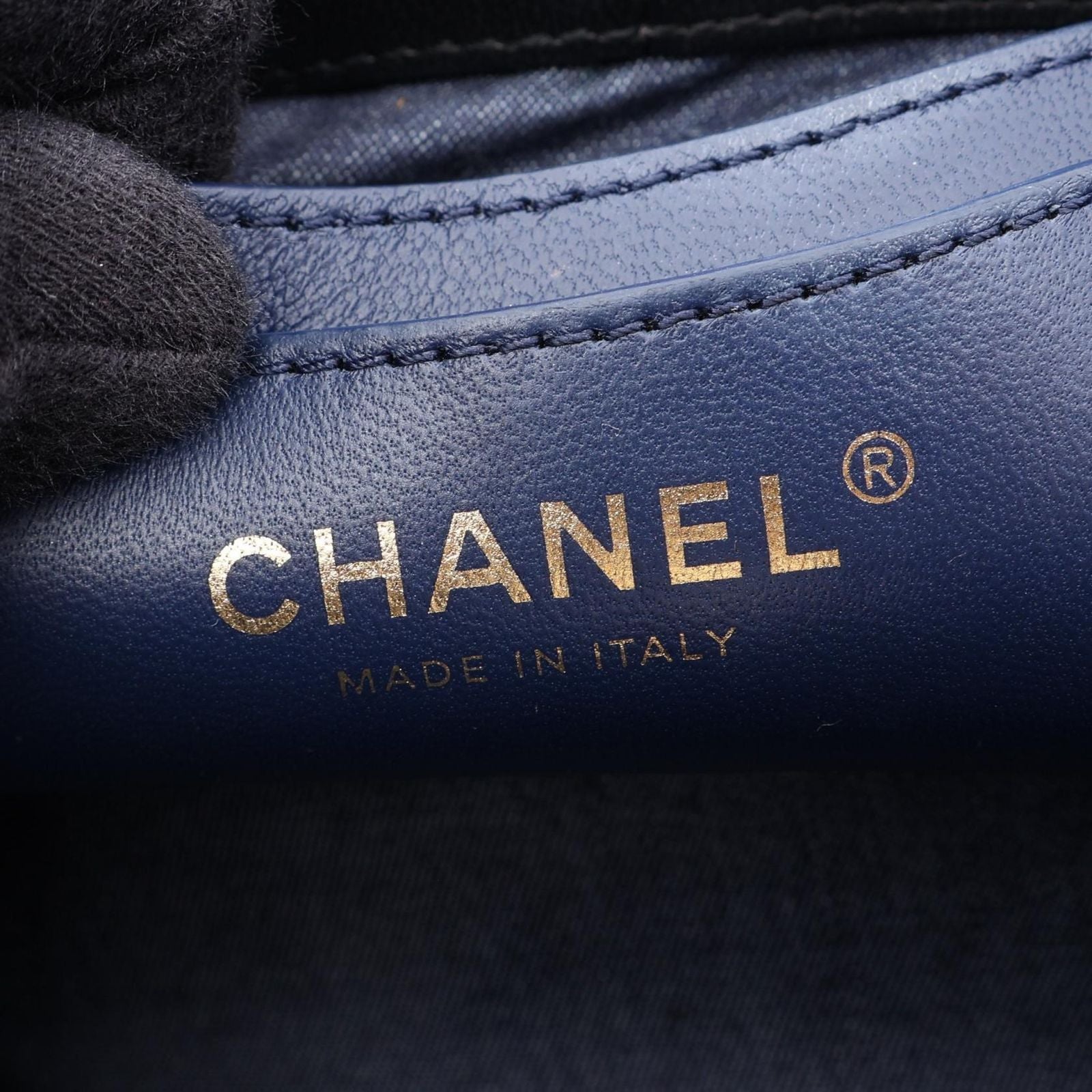 Chanel Shoulder Bag Quilted Black Lambskin Vanity Chain — view 4