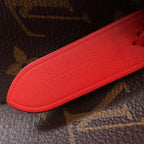 Louis Vuitton Shoulder Bag Neo Noe Coquelicot Canvas Leather — view 4