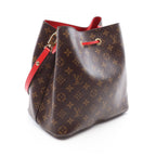 Louis Vuitton Shoulder Bag Neo Noe Coquelicot Canvas Leather — view 2