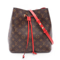 Louis Vuitton Shoulder Bag Neo Noe Coquelicot Canvas Leather