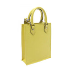 Louis Vuitton Petite Sac Plat 2-Way Jaune Cedra Leather Handbag — view 2