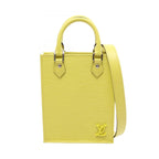 Louis Vuitton Petite Sac Plat 2-Way Jaune Cedra Leather Handbag